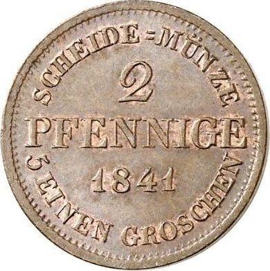 Reverse 2 Pfennig 1841 G -  Coin Value - Saxe-Coburg and Gotha, Ernest I