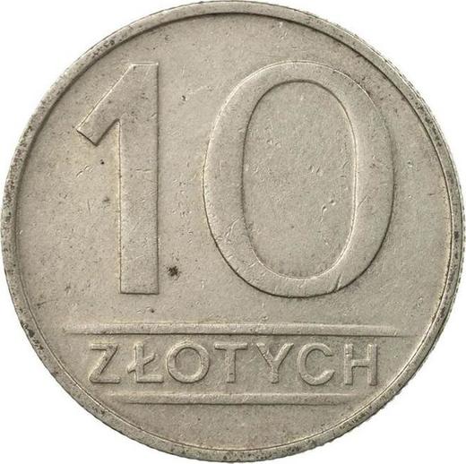 Reverse 10 Zlotych 1984 MW -  Coin Value - Poland, Peoples Republic