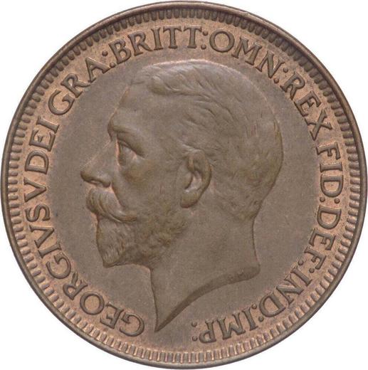 Obverse Farthing 1931 -  Coin Value - United Kingdom, George V