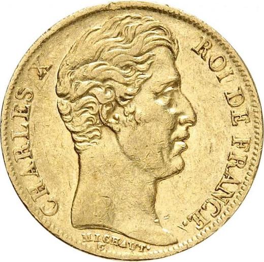 Obverse 20 Francs 1826 A "Type 1825-1830" - Gold Coin Value - France, Charles X
