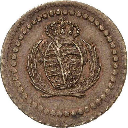 Obverse 1 Pfennig 1807 H -  Coin Value - Saxony-Albertine, Frederick Augustus I