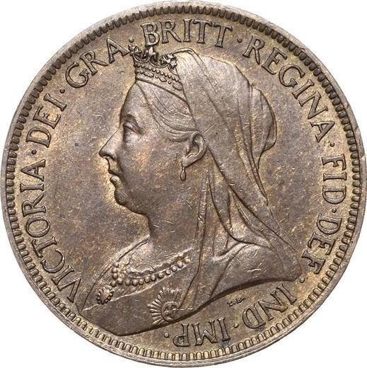 Obverse Halfpenny 1896 TB -  Coin Value - United Kingdom, Victoria