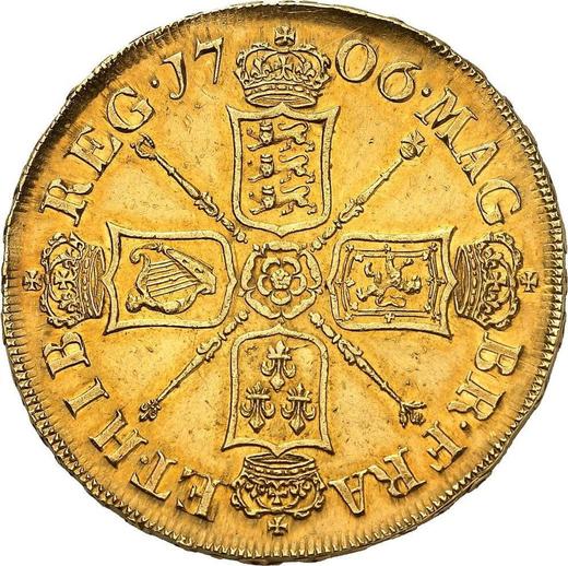 Reverse Five guineas 1706 "Pre-Union" - Gold Coin Value - United Kingdom, Anne