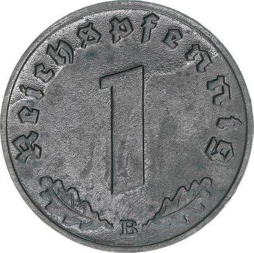 Obverse 1 Reichspfennig 1942 B "Type 1940-1945" -  Coin Value - Germany, Third Reich