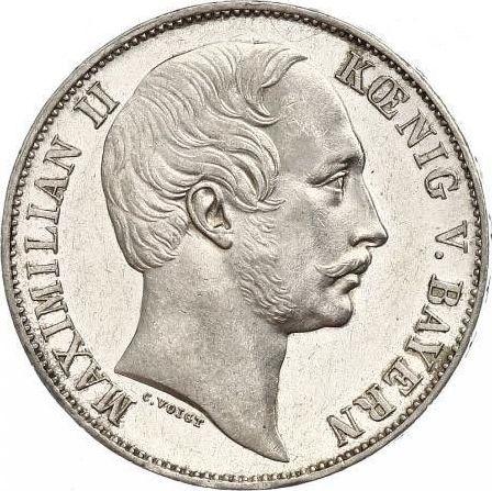 Avers Taler 1862 - Silbermünze Wert - Bayern, Maximilian II
