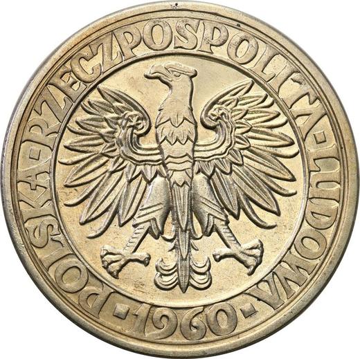 Obverse Pattern 100 Zlotych 1960 "Mieszko and Dabrowka" Silver - Silver Coin Value - Poland, Peoples Republic