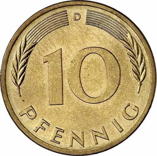 Obverse 10 Pfennig 1973 D -  Coin Value - Germany, FRG