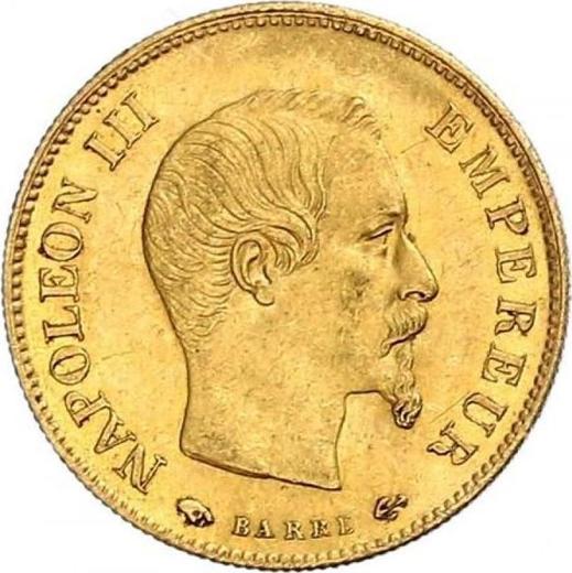Obverse 10 Francs 1860 A "Type 1855-1860" - Gold Coin Value - France, Napoleon III