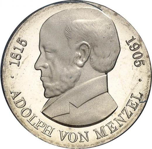 Avers 5 Mark 1980 "Menzel" - Münze Wert - Deutschland, DDR