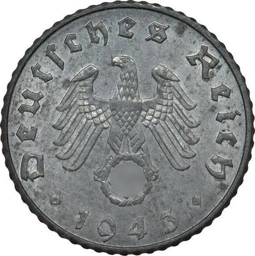Reverse 5 Reichspfennig 1943 F "Type 1940-1944" - Coin Value - Germany, Third Reich