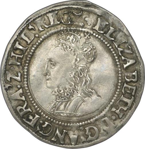 Obverse Fourpence (Groat) no date (1559-1660) "First issue" Dot border - Silver Coin Value - United Kingdom, Elizabeth I