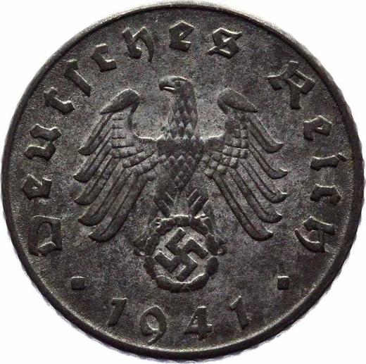 Reverse 5 Reichspfennig 1941 D "Type 1940-1944" -  Coin Value - Germany, Third Reich
