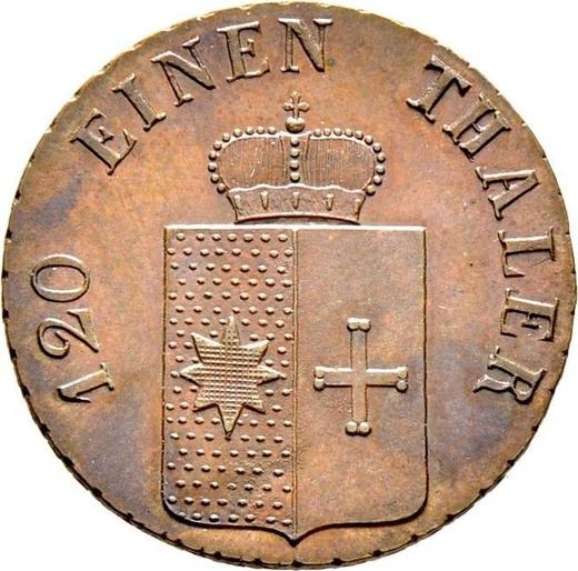 Obverse 3 Pfennig 1845 A -  Coin Value - Waldeck-Pyrmont, George Heinrich