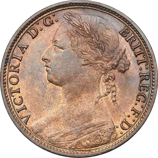 Obverse Penny 1880 "Type 1860-1894" -  Coin Value - United Kingdom, Victoria