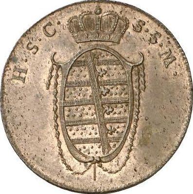 Anverso 3 Pfennige 1823 - valor de la moneda - Sajonia-Coburgo-Saalfeld, Ernesto I