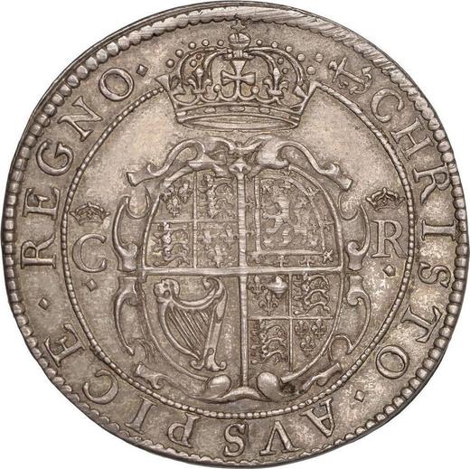 Reverse Halfcrown no date (1638-1639) "Second issue Briot" Anchor and "B" above the horseman - Silver Coin Value - United Kingdom, Charles I