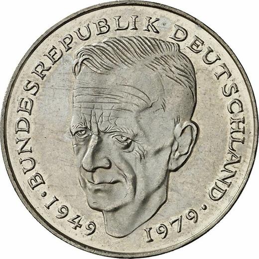 Avers 2 Mark 1992 D "Schumacher" - Münze Wert - Deutschland, BRD
