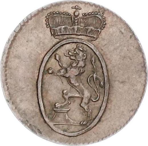 Obverse 1 Pfennig 1824 -  Coin Value - Reuss-Greiz, Heinrich XIX