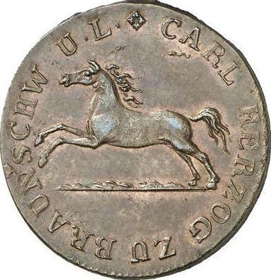 Obverse 2 Pfennig 1827 CvC -  Coin Value - Brunswick-Wolfenbüttel, Charles II
