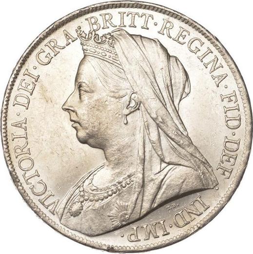 Obverse Crown 1900 TB Edge "LXIII" - Silver Coin Value - United Kingdom, Victoria