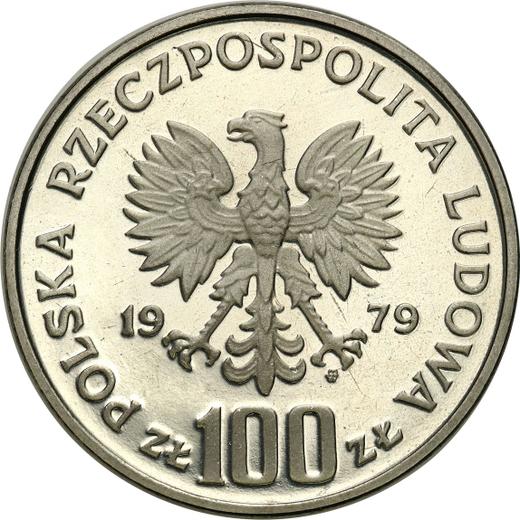 Obverse Pattern 100 Zlotych 1979 MW "Ludwig Zamenhof" Nickel -  Coin Value - Poland, Peoples Republic