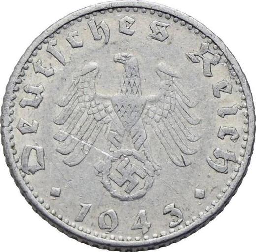 Reverse 50 Reichspfennig 1943 G "Type 1939-1944" -  Coin Value - Germany, Third Reich