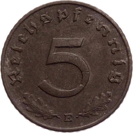 Obverse 5 Reichspfennig 1942 E "Type 1940-1944" -  Coin Value - Germany, Third Reich