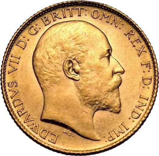 Obverse Half Sovereign 1907 - Gold Coin Value - United Kingdom, Edward VII