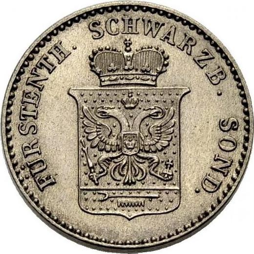 Avers Silbergroschen 1846 A - Silbermünze Wert - Schwarzburg-Sondershausen, Günther Friedrich Carl II
