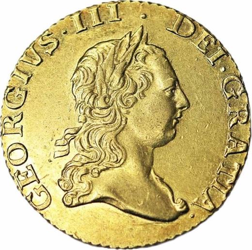 Obverse Half Guinea 1769 "Second laureate bust" - Gold Coin Value - United Kingdom, George III