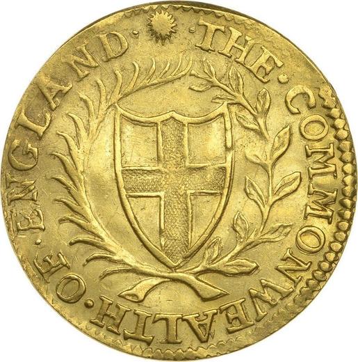 Аверс монеты - 2 кроны (Двойная крона) 1651 года - цена золотой монеты - Великобритания, Содружество