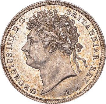 Obverse Threepence 1825 "Maundy" - Silver Coin Value - United Kingdom, George IV