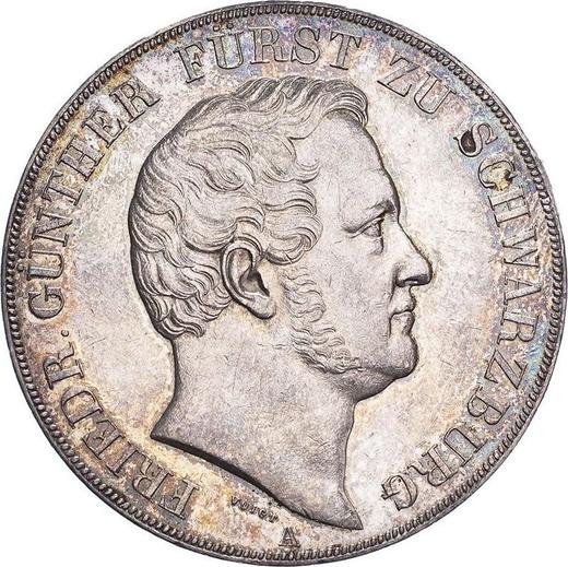 Obverse 2 Thaler 1841 A - Silver Coin Value - Schwarzburg-Rudolstadt, Friedrich Günther