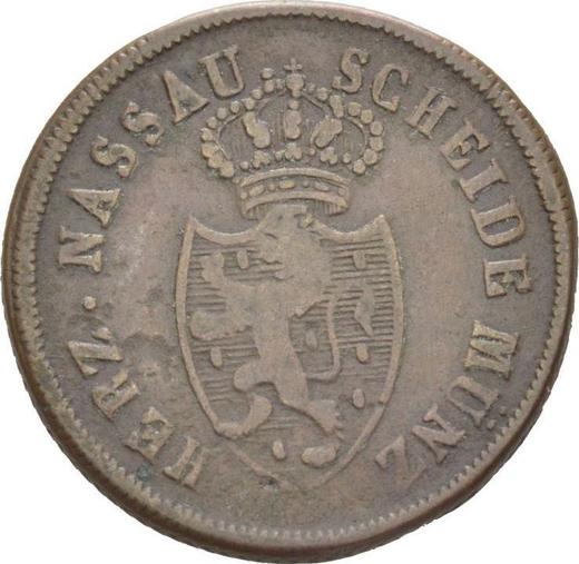 Obverse Kreuzer 1809 L -  Coin Value - Nassau, Frederick Augustus