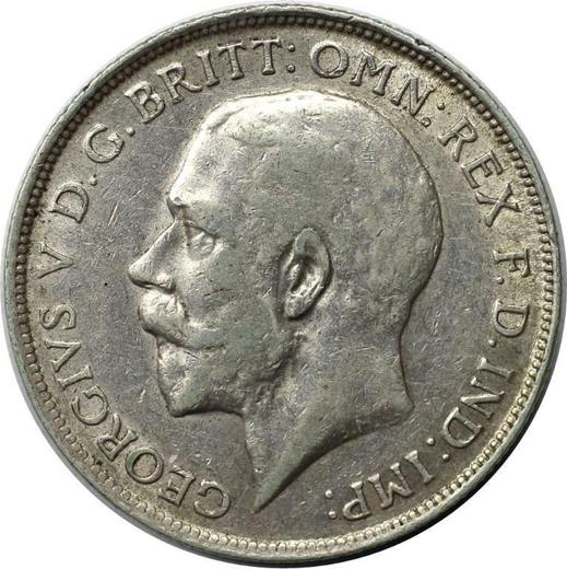 Avers 2 Schilling (Florin) 1915 - Silbermünze Wert - Großbritannien, Georg V