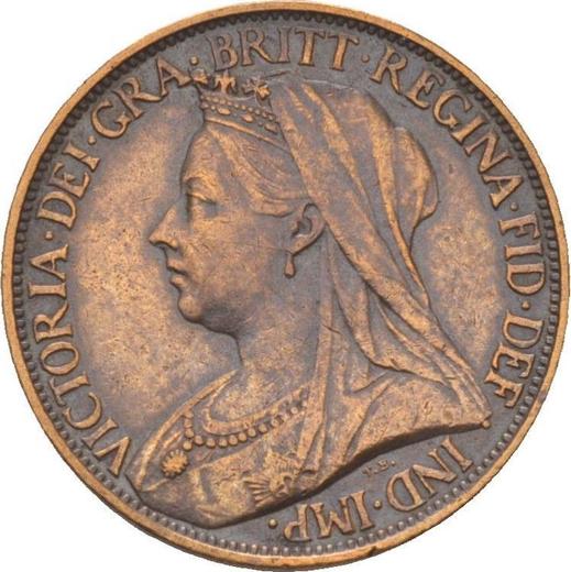 Obverse Farthing 1895 TB "Type 1895-1901" -  Coin Value - United Kingdom, Victoria