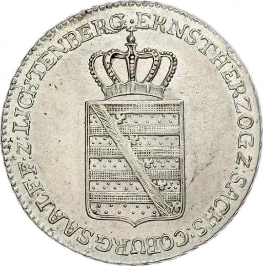Obverse 20 Kreuzer 1823 S - Silver Coin Value - Saxe-Coburg-Saalfeld, Ernest I