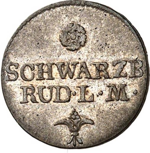 Awers monety - 6 fenigów 1813 - cena srebrnej monety - Schwarzburg-Rudolstadt, Fryderyk Günther