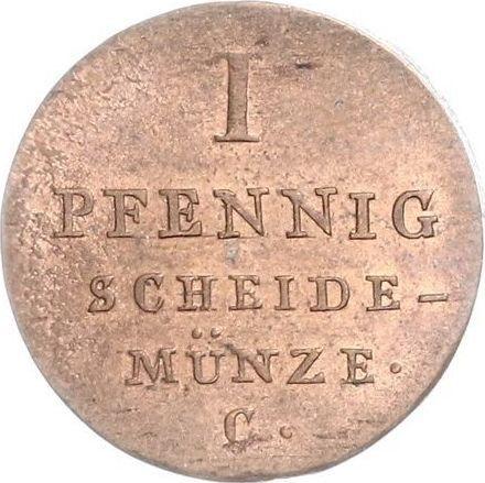 Reverse 1 Pfennig 1822 C -  Coin Value - Hanover, George IV