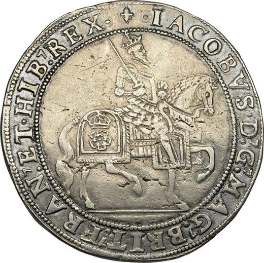 Obverse Crown no date (1604-1619) "Second coinage" QVAE DEVS - Silver Coin Value - United Kingdom, James I