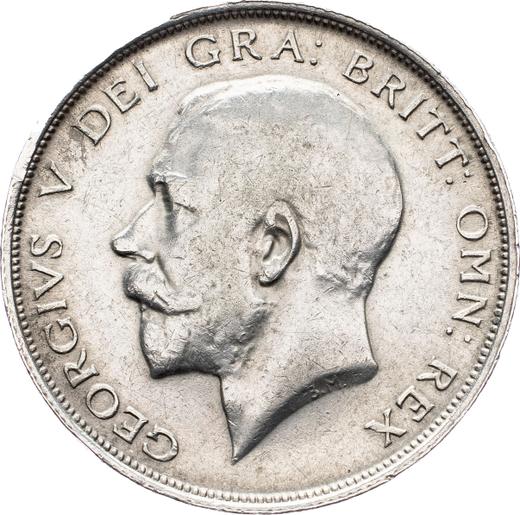 Awers monety - 1/2 korony 1914 - cena srebrnej monety - Wielka Brytania, Jerzy V