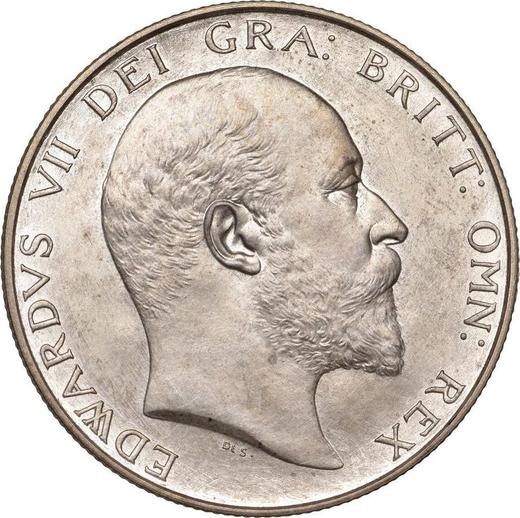Anverso Media corona 1902 - valor de la moneda de plata - Gran Bretaña, Eduardo VII