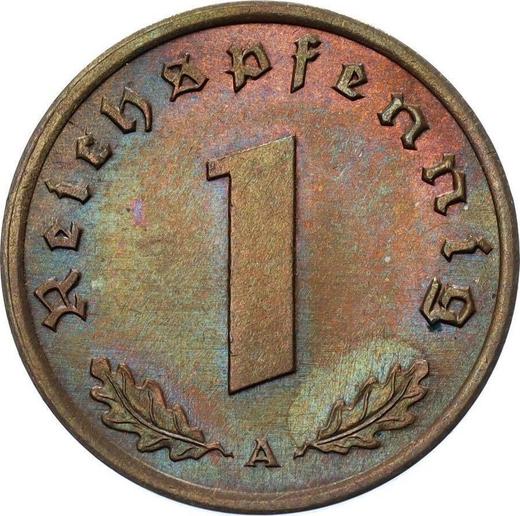 Obverse 1 Reichspfennig 1939 A "Type 1936-1940" -  Coin Value - Germany, Third Reich