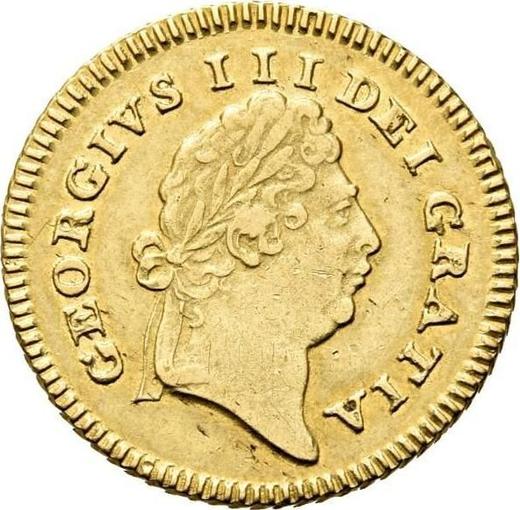Avers 1/3 Guinee 1803 "Erster Typ" - Goldmünze Wert - Großbritannien, Georg III