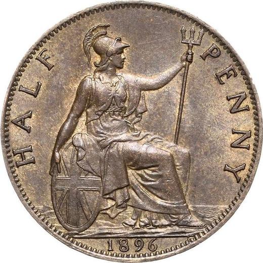 Reverse Halfpenny 1896 TB -  Coin Value - United Kingdom, Victoria