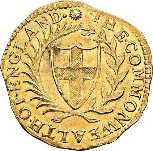 Obverse Double crown 1654 - Gold Coin Value - United Kingdom, Commonwealth