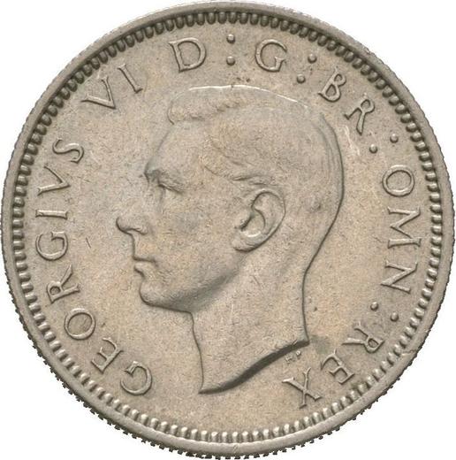 Obverse Sixpence 1951 HP - Coin Value - United Kingdom, George VI