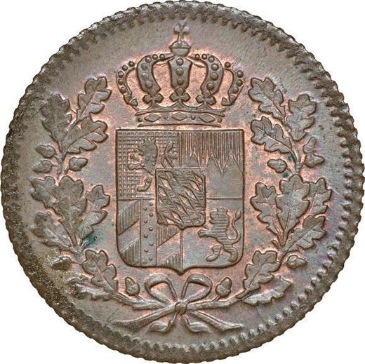 Avers 1 Pfennig 1852 - Münze Wert - Bayern, Maximilian II