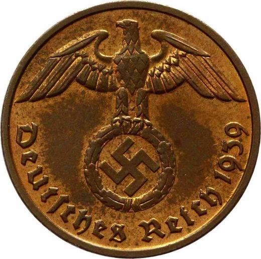 Reverse 2 Reichspfennig 1939 E "Type 1936-1940" -  Coin Value - Germany, Third Reich