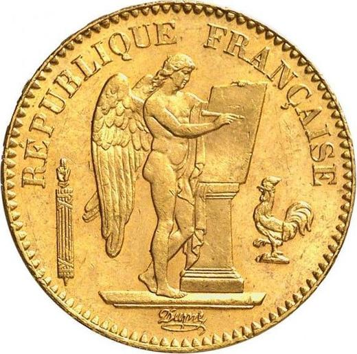 Obverse 20 Francs 1871 A "Type 1871-1898" - Gold Coin Value - France, Third Republic